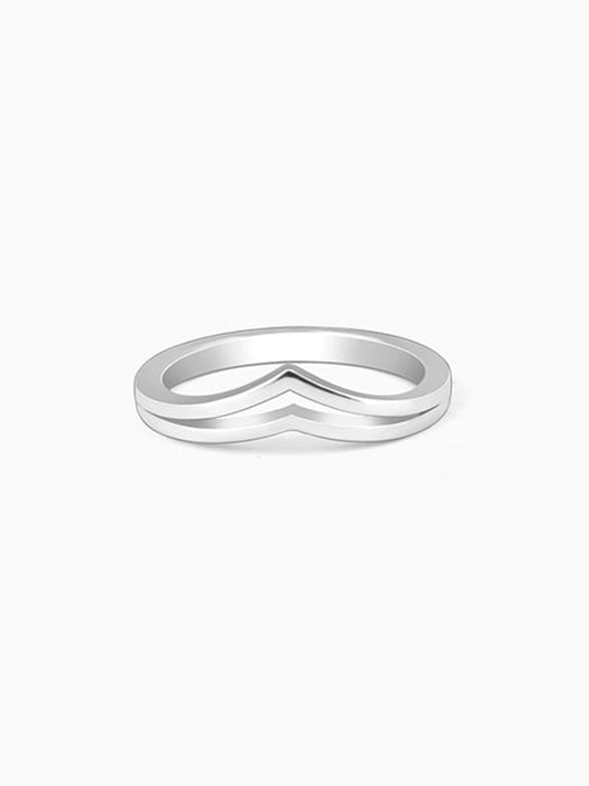 Silver Classy Vanki Ring