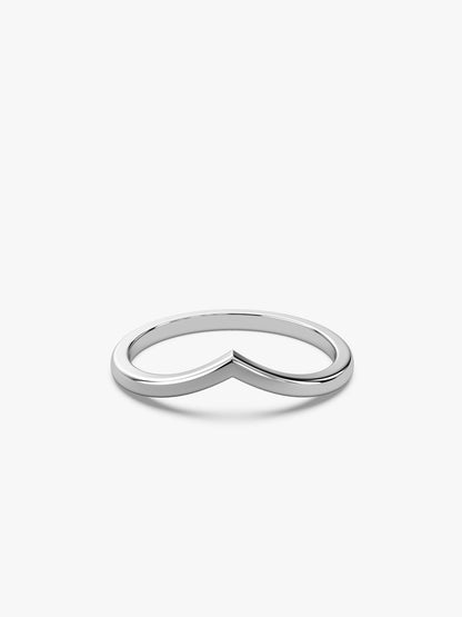 Silver Sleek Vanki Ring