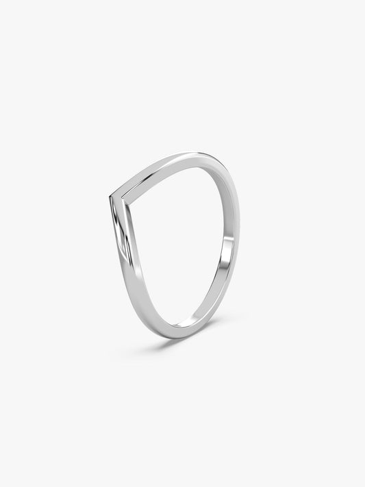 Silver Sleek Vanki Ring