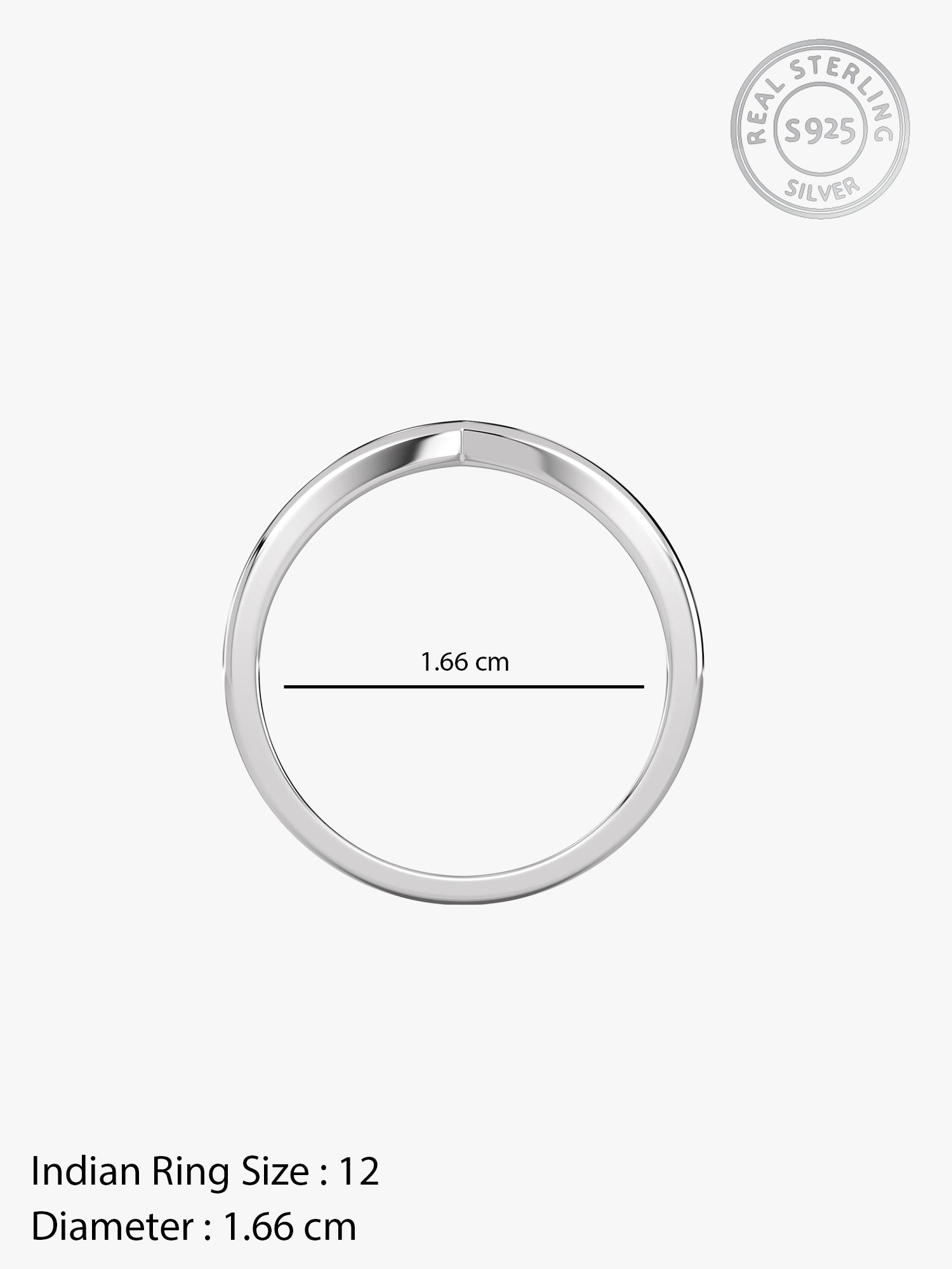 Silver Sleek Vanki Ring