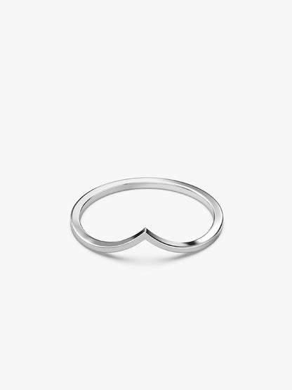 Silver Sleek Vanki Ring