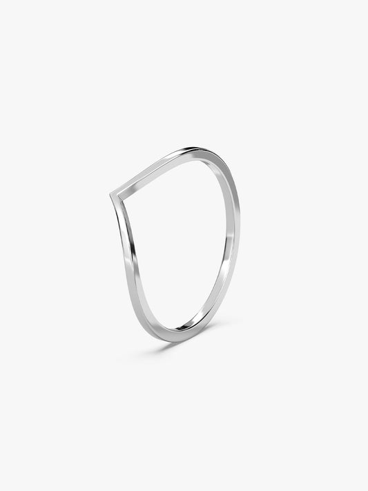 Silver Sleek Vanki Ring