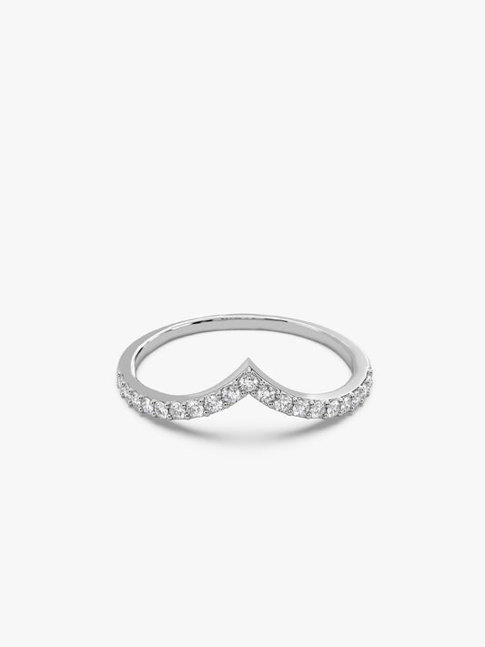 Silver Solid Shine Vanki Ring