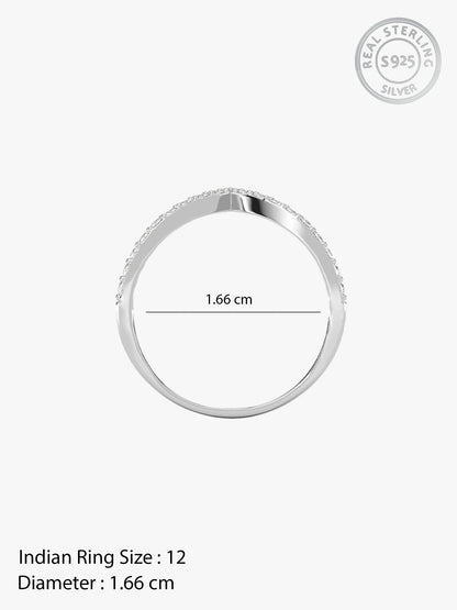 Silver Solid Shine Vanki Ring