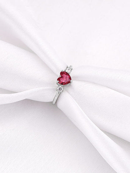 Silver Stay With Me Ring
