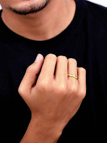 Golden Classic Band For Him