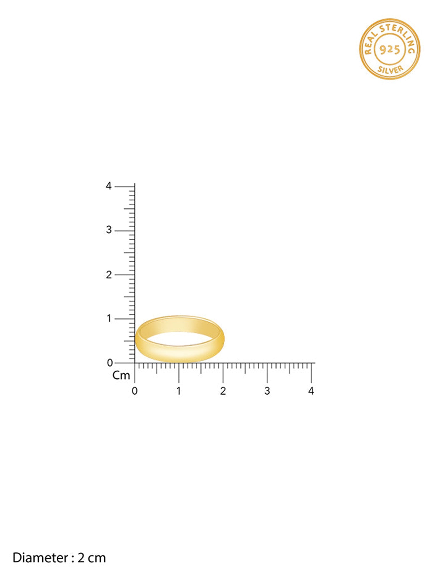 Golden Classic Band For Him