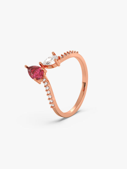 Rose Gold Serendipity Ring