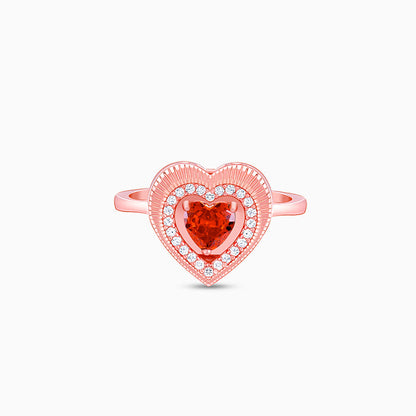 Rose Gold Adorable Heart Ring