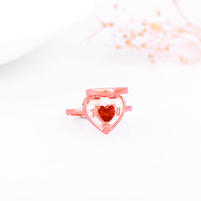 Rose Gold Adorable Heart Ring
