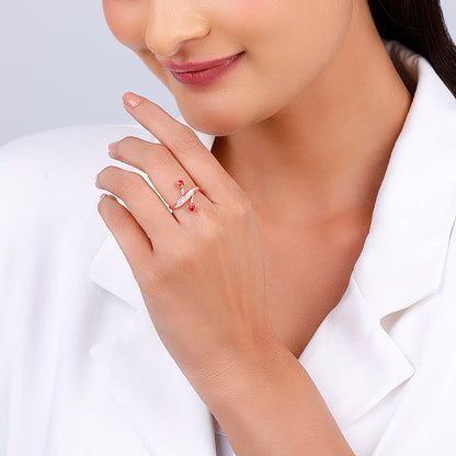 Rose Gold Love Garden Ring