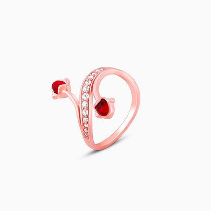 Rose Gold Love Garden Ring
