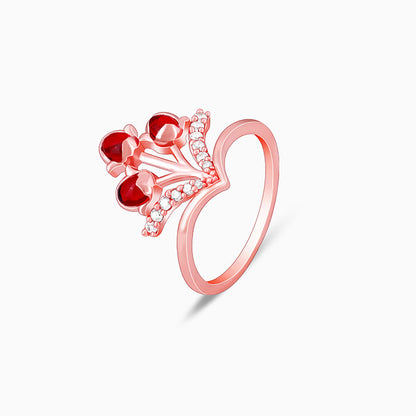 Rose Gold Fountain of Love Ring