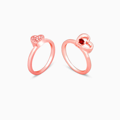 Rose Gold Lovie Dovie Stackable Rings