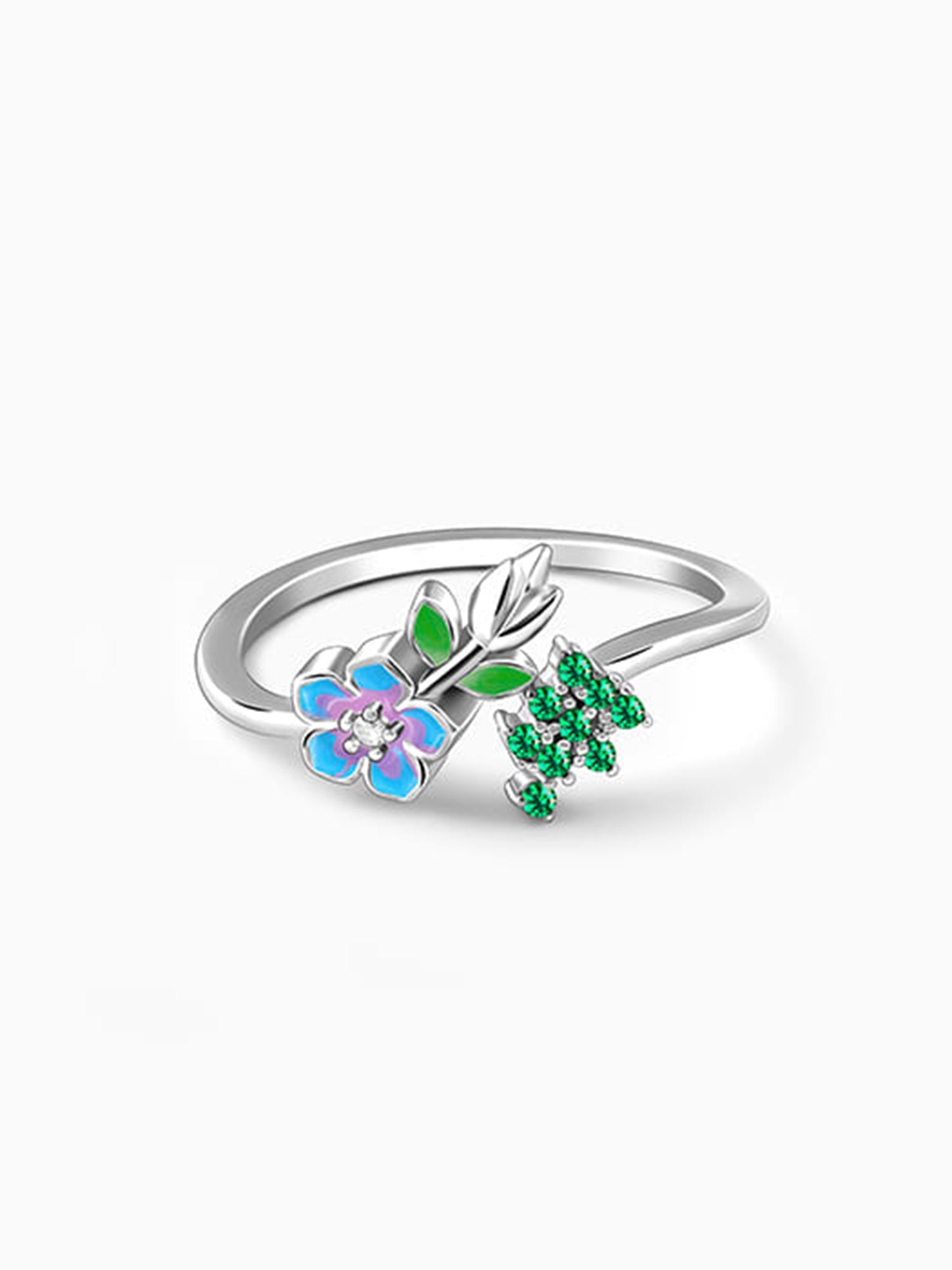 Silver Nectar Love Ring
