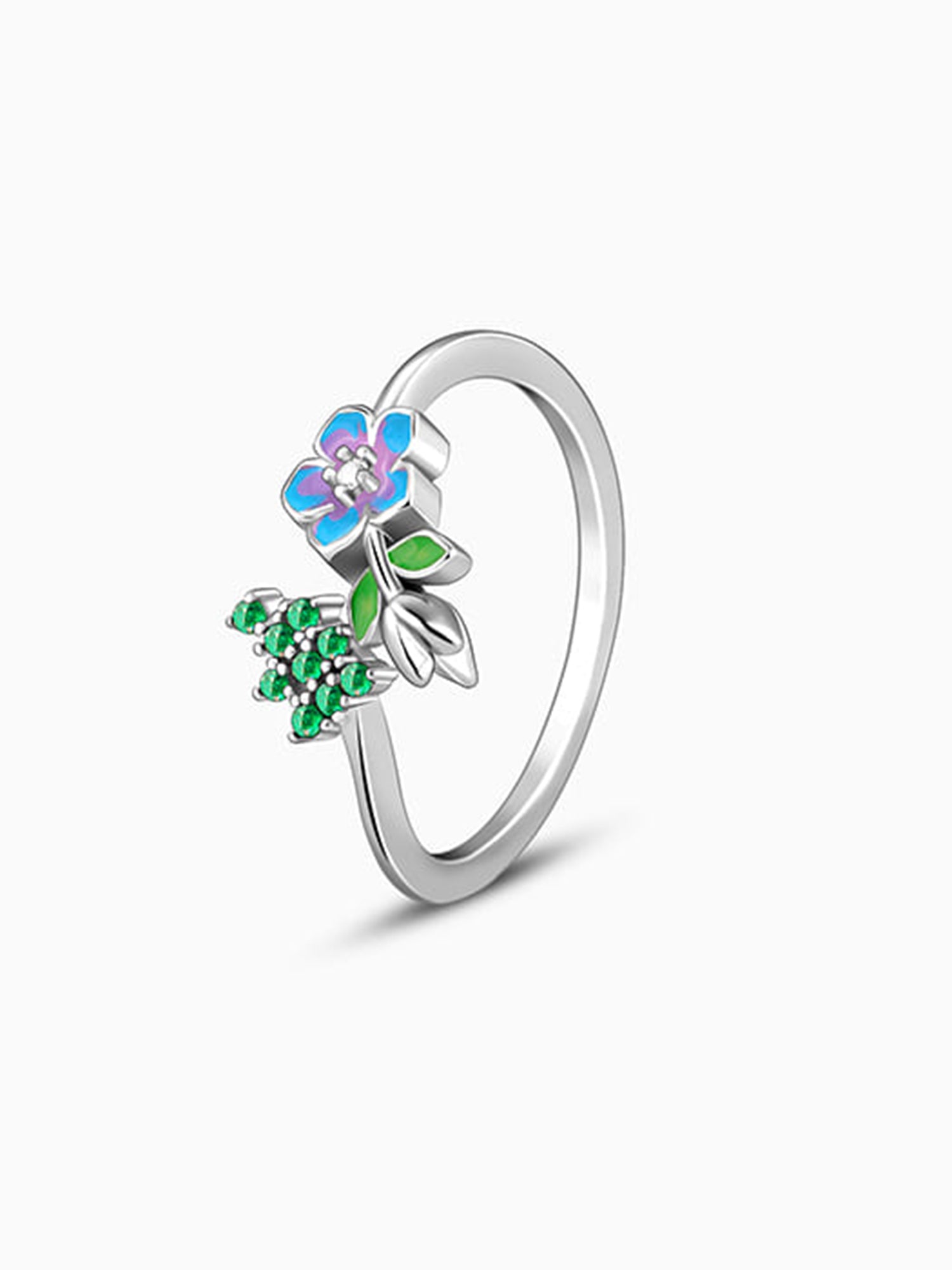 Silver Nectar Love Ring