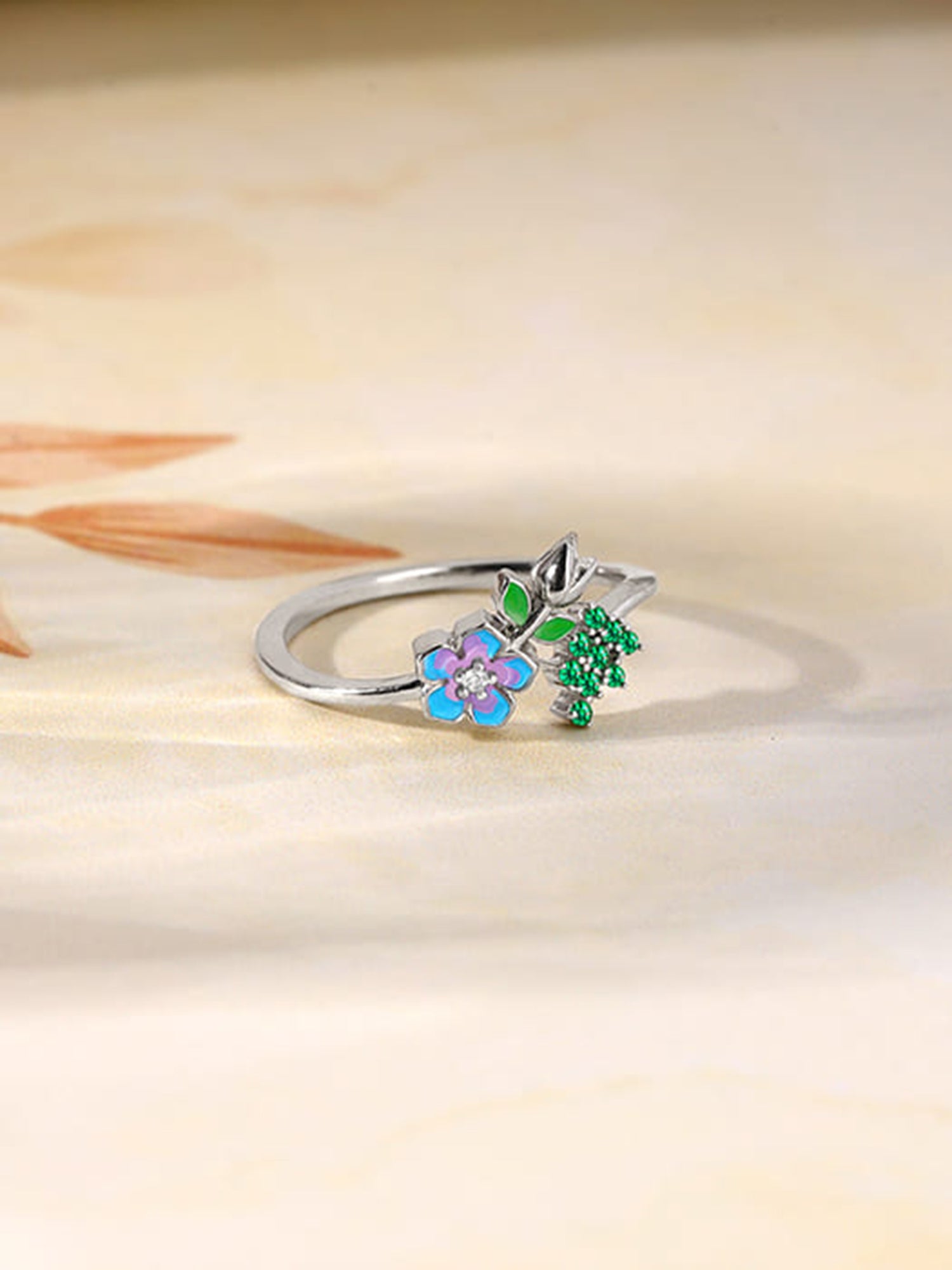 Silver Nectar Love Ring