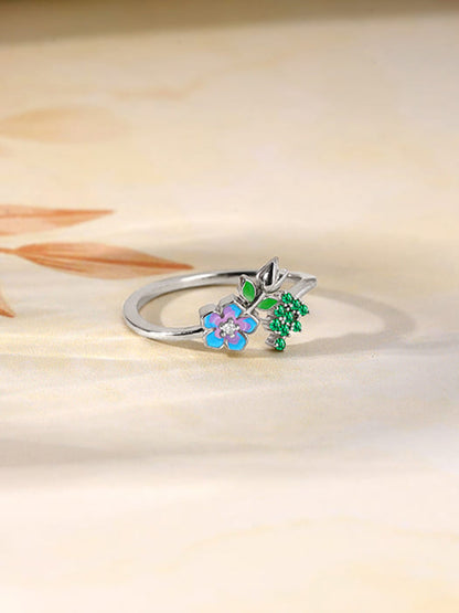 Silver Nectar Love Ring