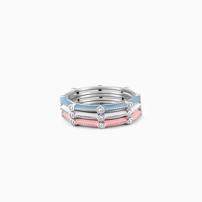 Silver Colours in Sync Rings