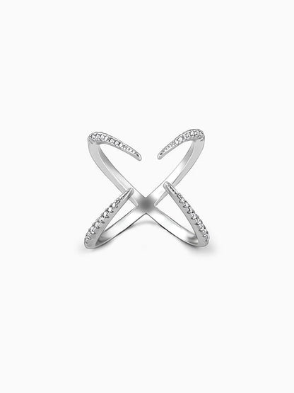 Silver Celestial Cocktail Ring