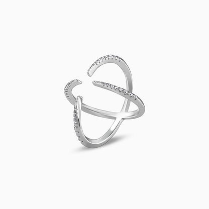 Silver Celestial Cocktail Ring
