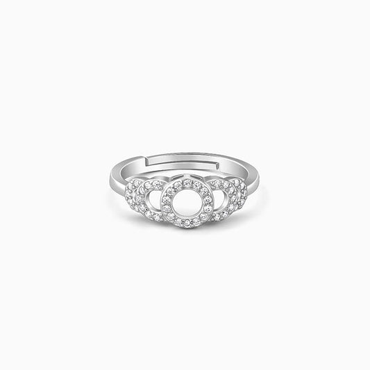 Silver Sparkly Boon Ring