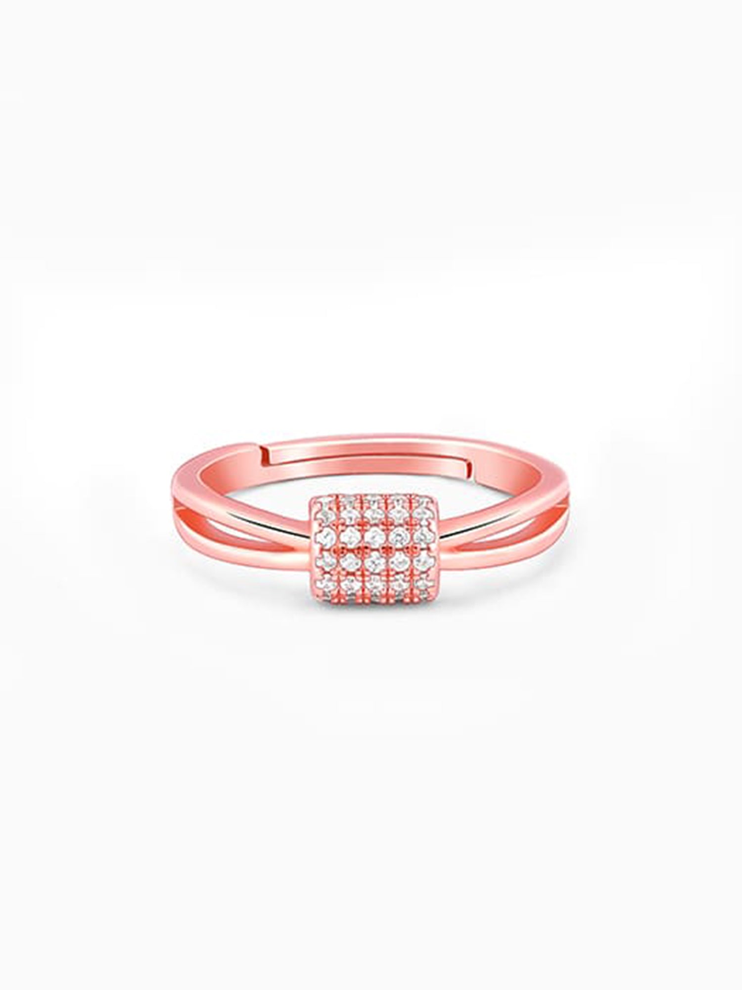 Rose Gold Lucky Loop Ring
