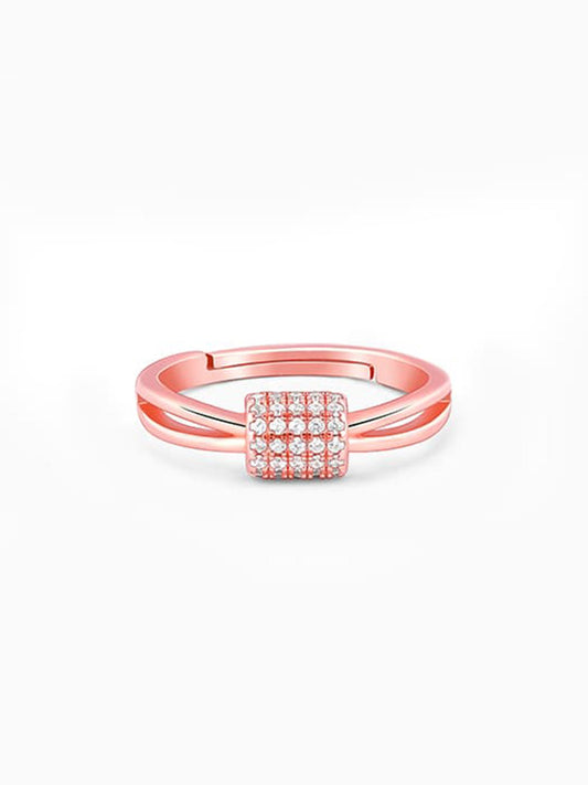 Rose Gold Lucky Loop Ring