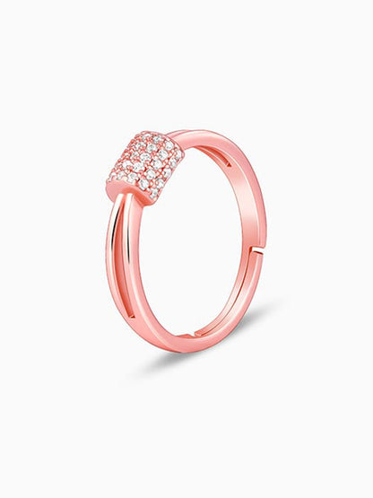 Rose Gold Lucky Loop Ring
