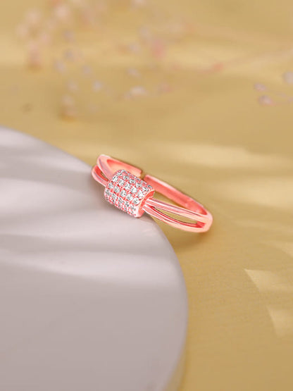Rose Gold Lucky Loop Ring