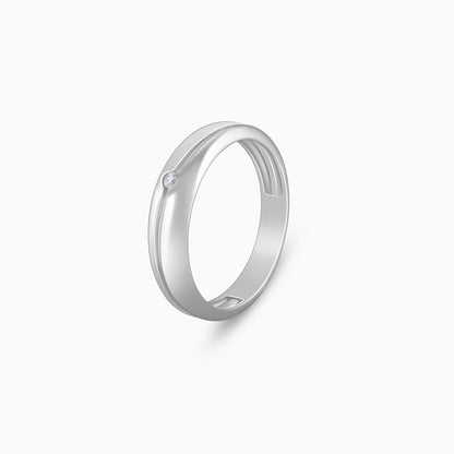 Silver Classical Ring For Him