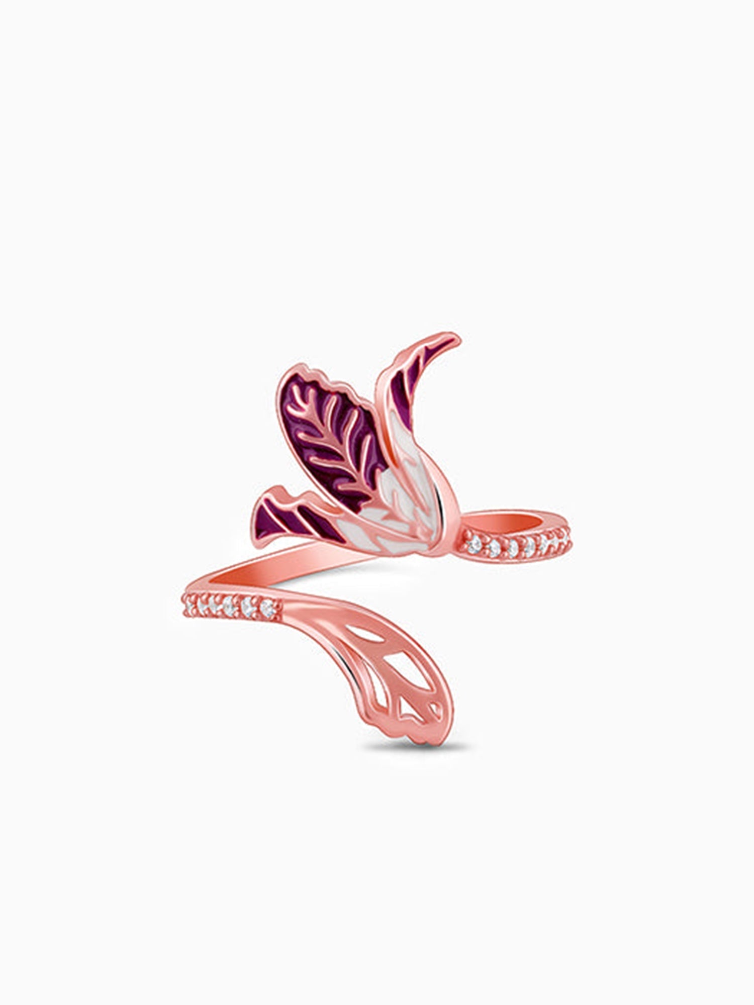Rose Gold Ebony Ring