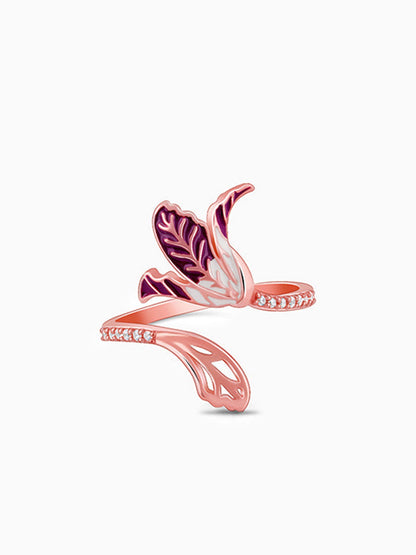 Rose Gold Ebony Ring