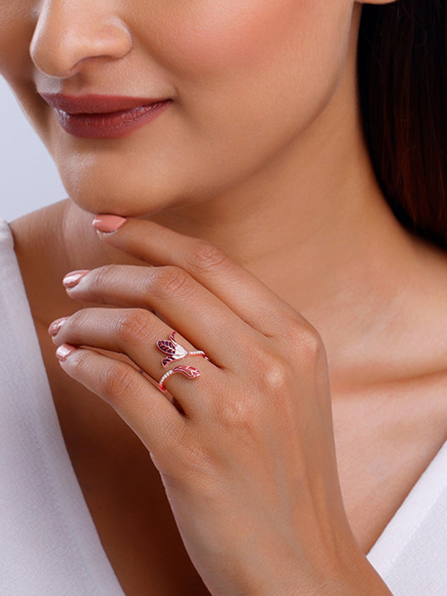 Rose Gold Ebony Ring