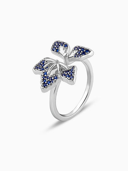 Silver Mountain Ebony Ring