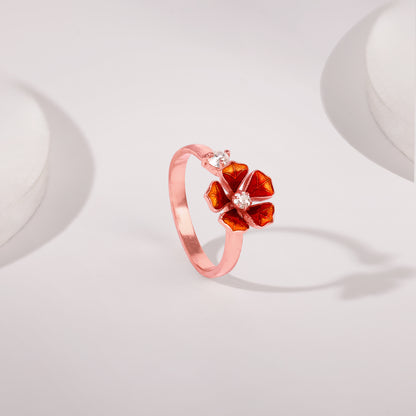 Silver Bell Mallow Ring