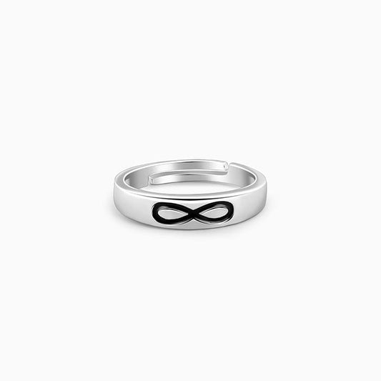 Silver Eternal Connection Ring For Him