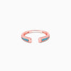 Rose Gold Robin Blue Ring