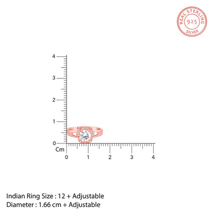 Rose Gold Buttercups Floral Ring