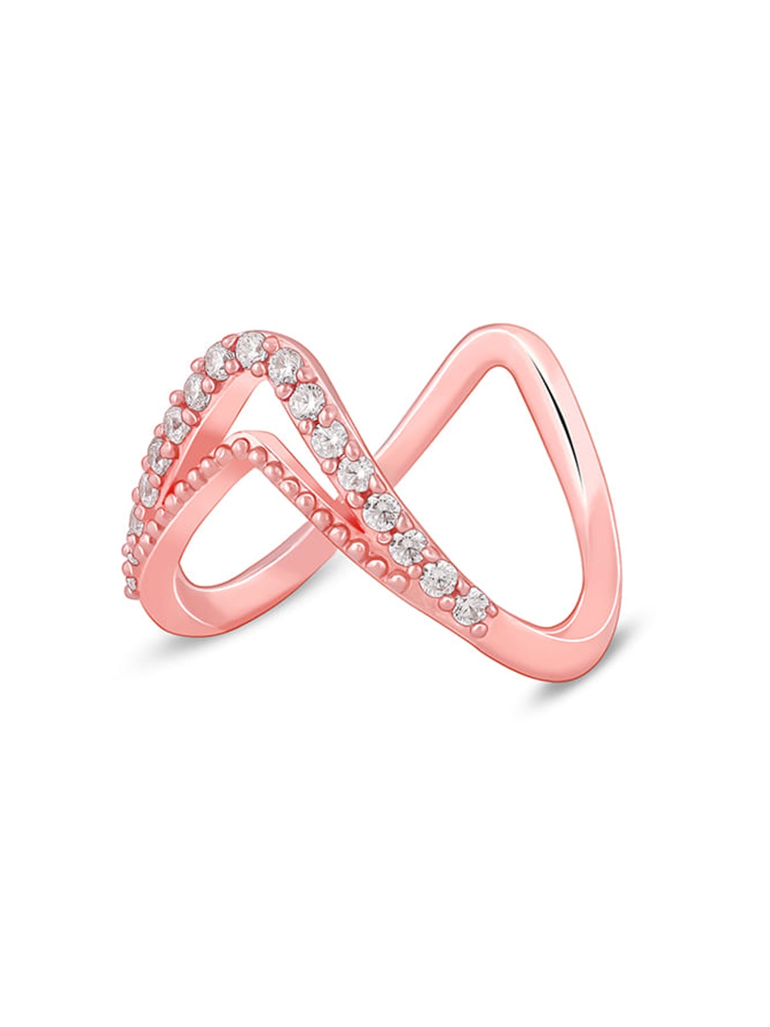 Rose Gold Sparkling Spirits Vanki Ring