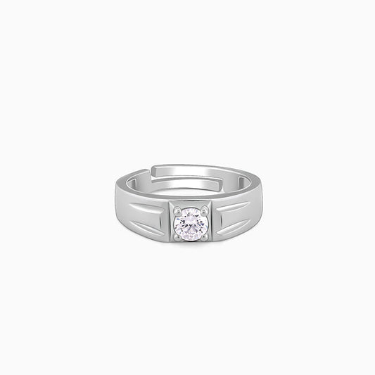 Silver Charm Away Ring For Him