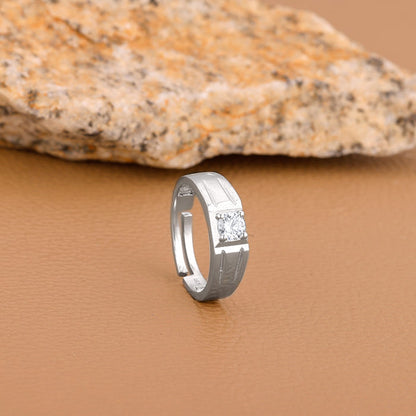 Silver Charm Away Ring For Him