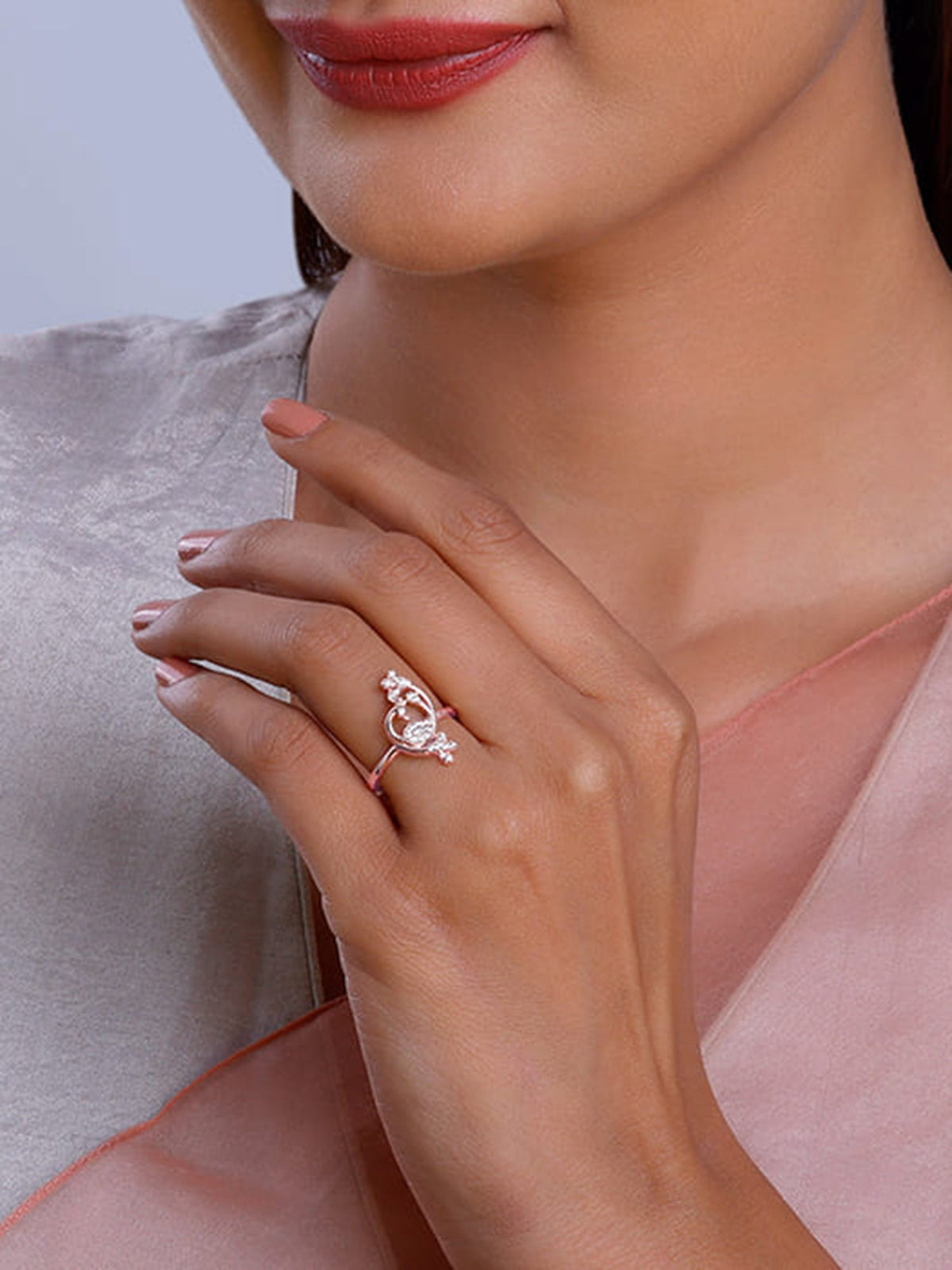 Rose Gold Mayil Ring