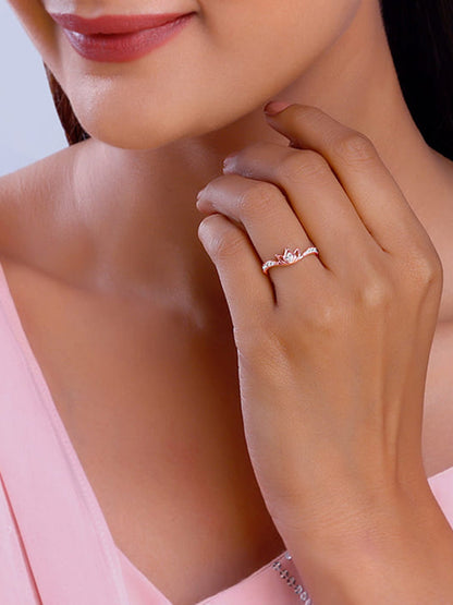 Rose Gold Mridul Kamal Ring