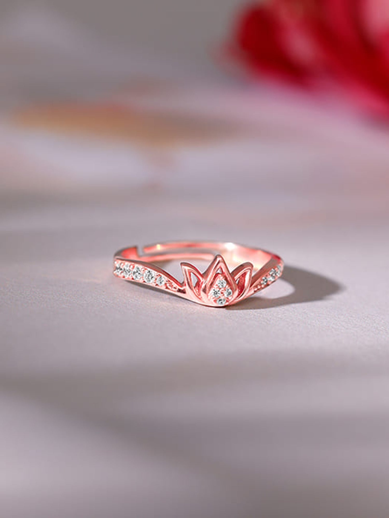 Rose Gold Mridul Kamal Ring
