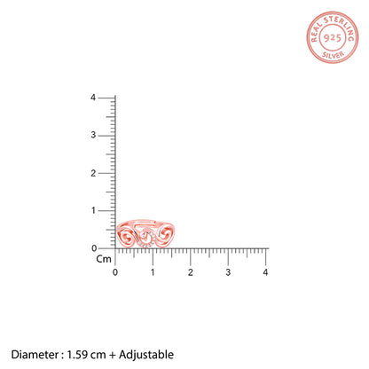 Rose Gold Admiring Peacock Ring