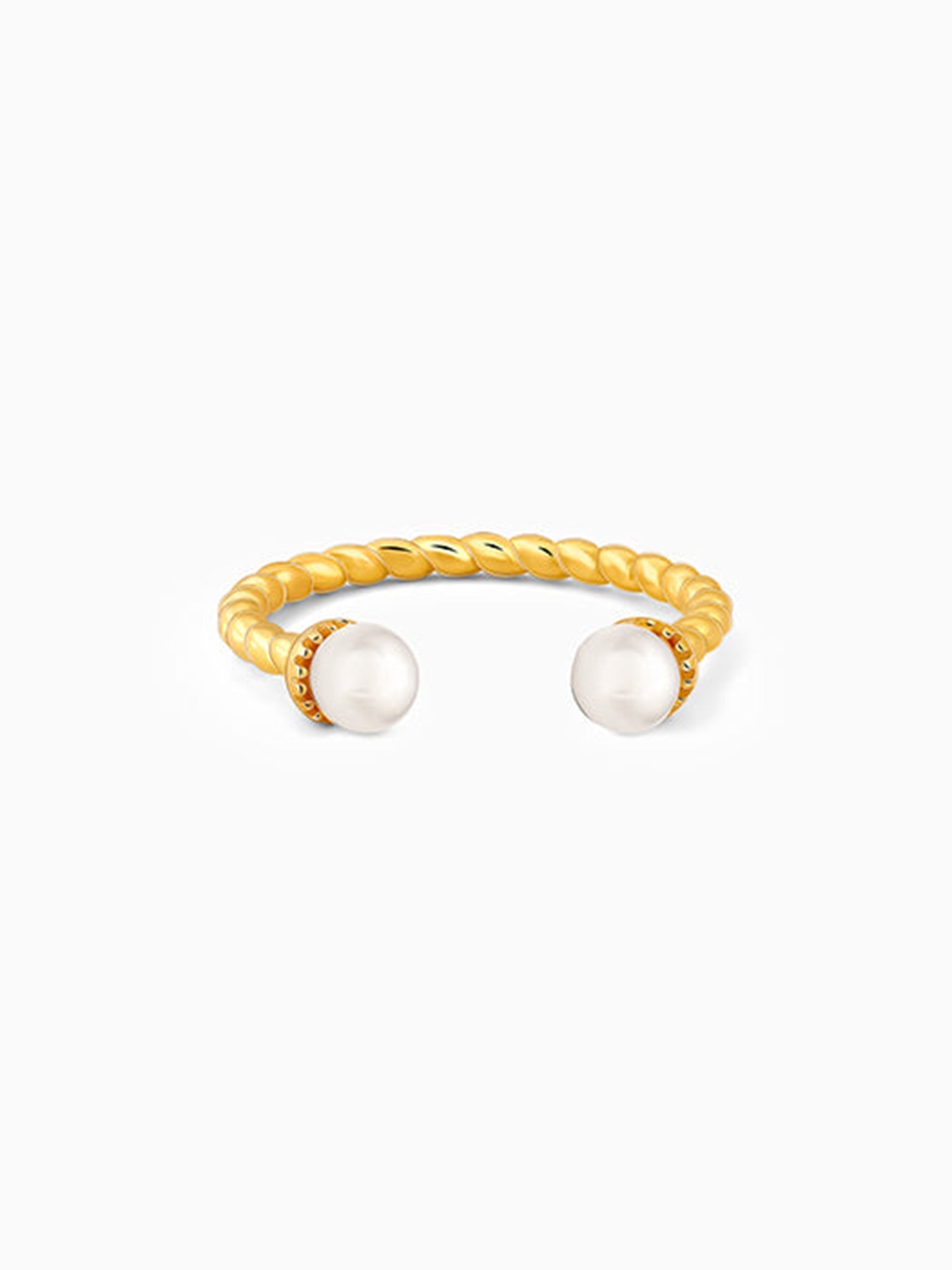 Golden True to Pearl Ring