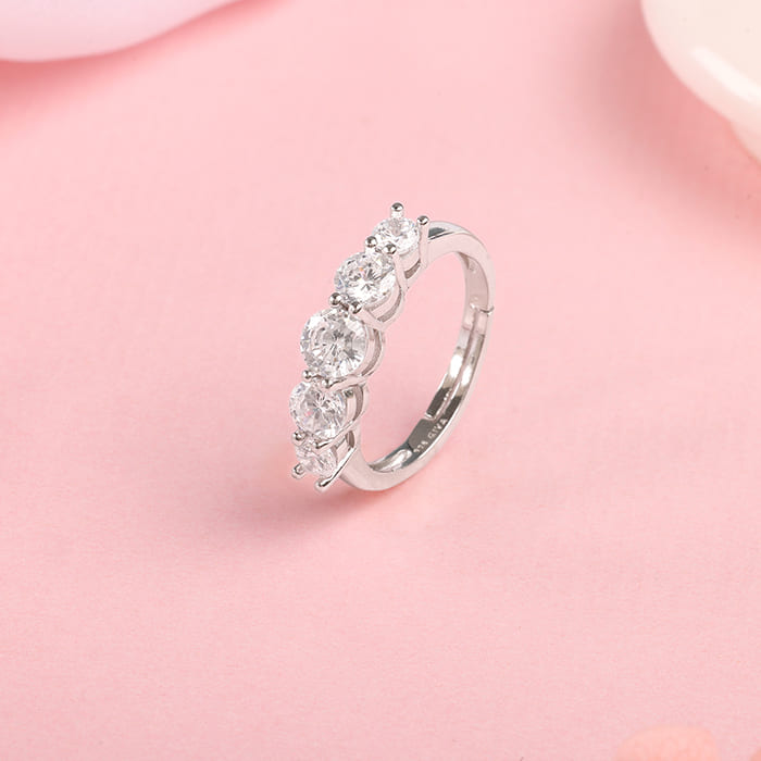 Silver Stunner Shine Ring - view 2