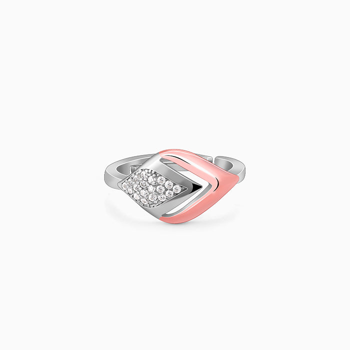 Dual Tone Majestic Rhombus Ring - Image 1