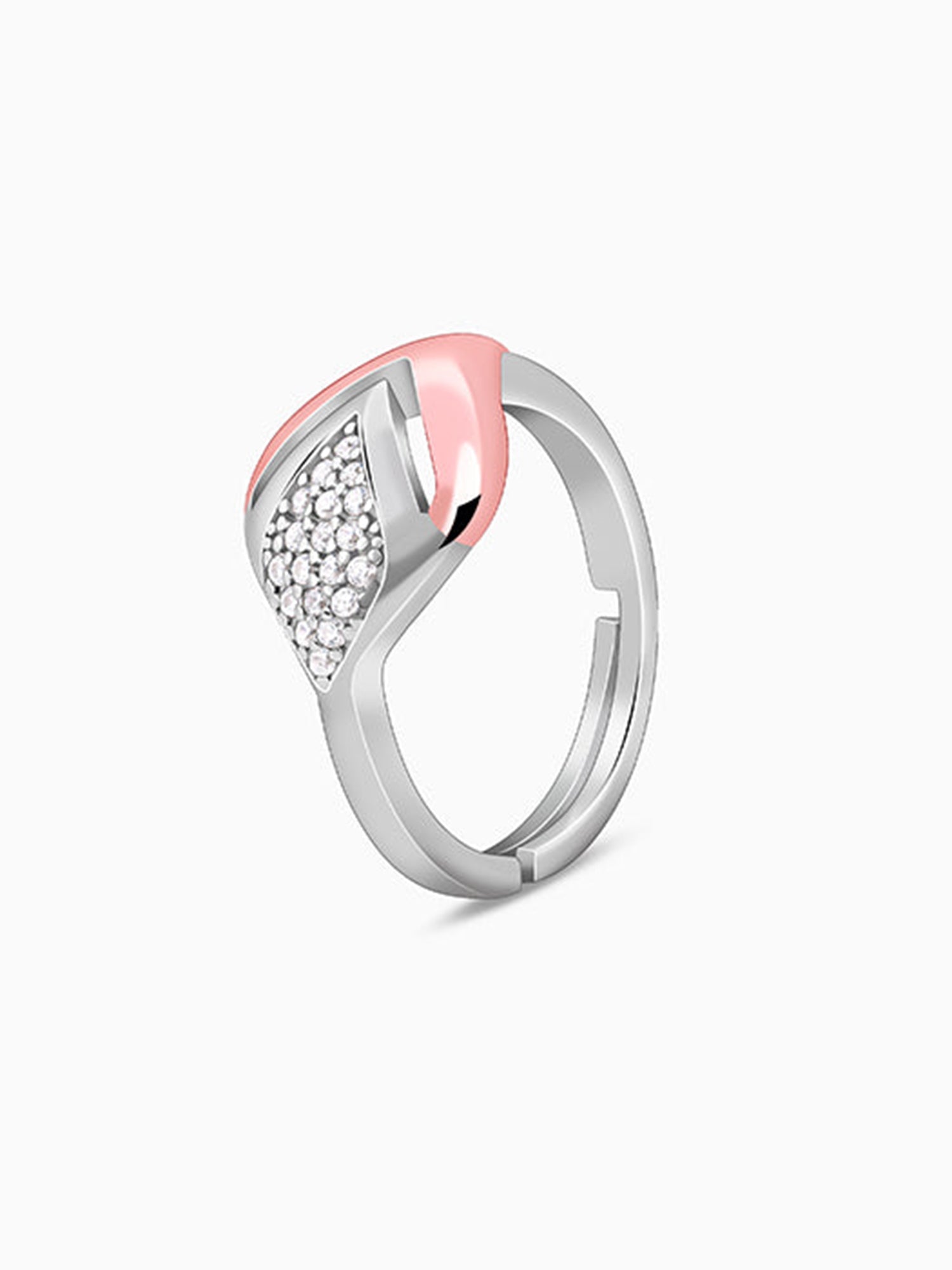 Dual Tone Majestic Rhombus Ring